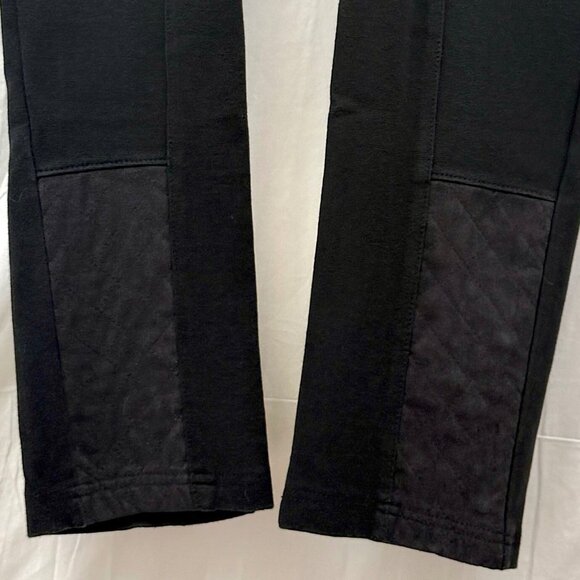 H&M Zippered Detail Stretch Pants Women M Black - Picture 5 of 12